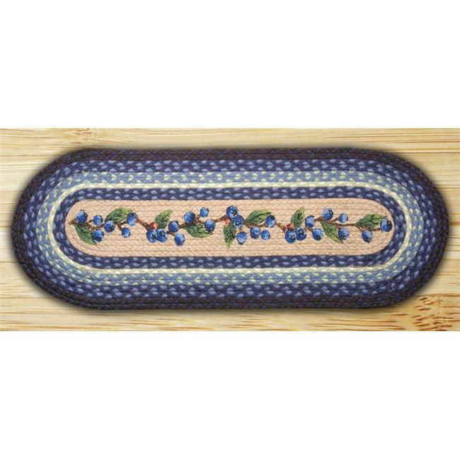 Earth Rugs 68-312BV Blueberry Vine Oval Runner