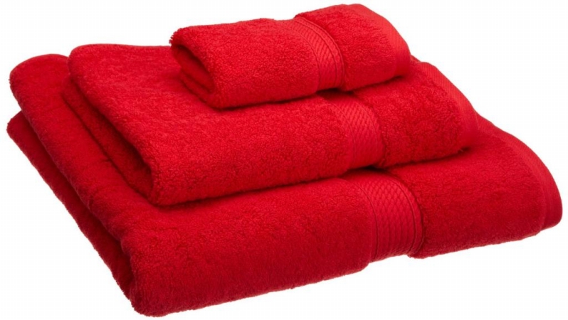 Picture of 900GSM Egyptian Cotton 3-Piece Towel Set  Red