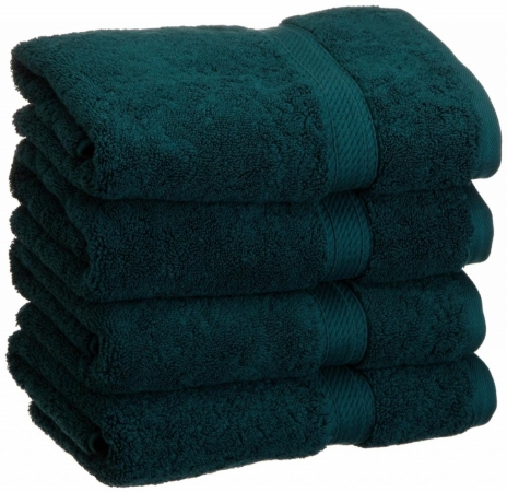 Picture of 900GSM Egyptian Cotton 4-Piece Hand Towel Set  Teal