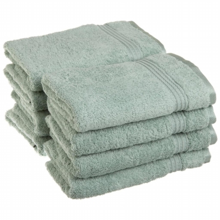 Picture of Superior Egyptian Cotton 8-Piece Hand Towel Set  Sage