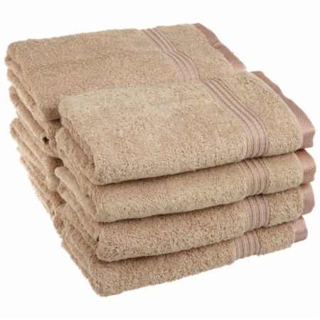 Picture of Superior Egyptian Cotton 8-Piece Hand Towel Set  Taupe