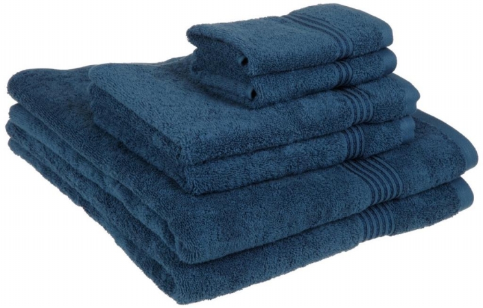 Picture of Superior Egyptian Cotton 6-Piece Towel Set  Sapphire