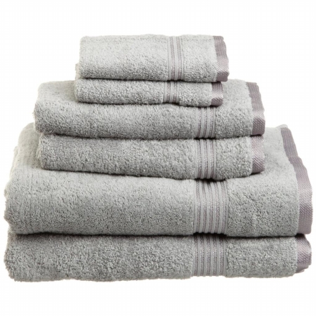 Picture of Superior Egyptian Cotton 6-Piece Towel Set  Silver