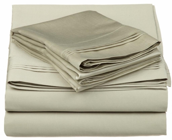 Egyptian Cotton 650 Thread Count Solid Sheet Set King-Sage