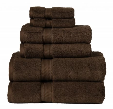 Picture of 900GSM Egyptian Cotton 6-Piece Towel Set  Chocolate