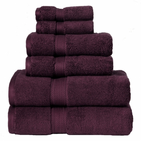 Picture of 900GSM Egyptian Cotton 6-Piece Towel Set  Plum
