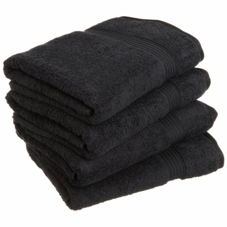 Picture of Superior Egyptian Cotton 4-Piece Bath Towel Set  Black
