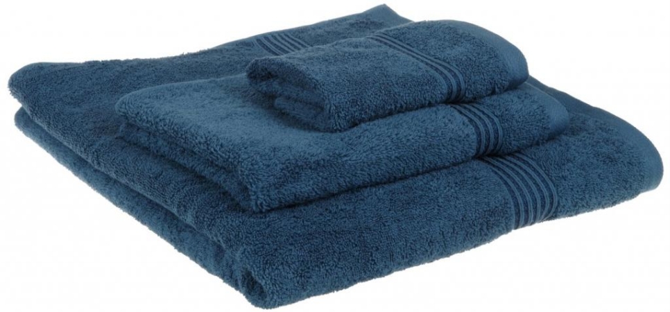 Picture of Superior Egyptian Cotton 3-Piece Towel Set  Sapphire