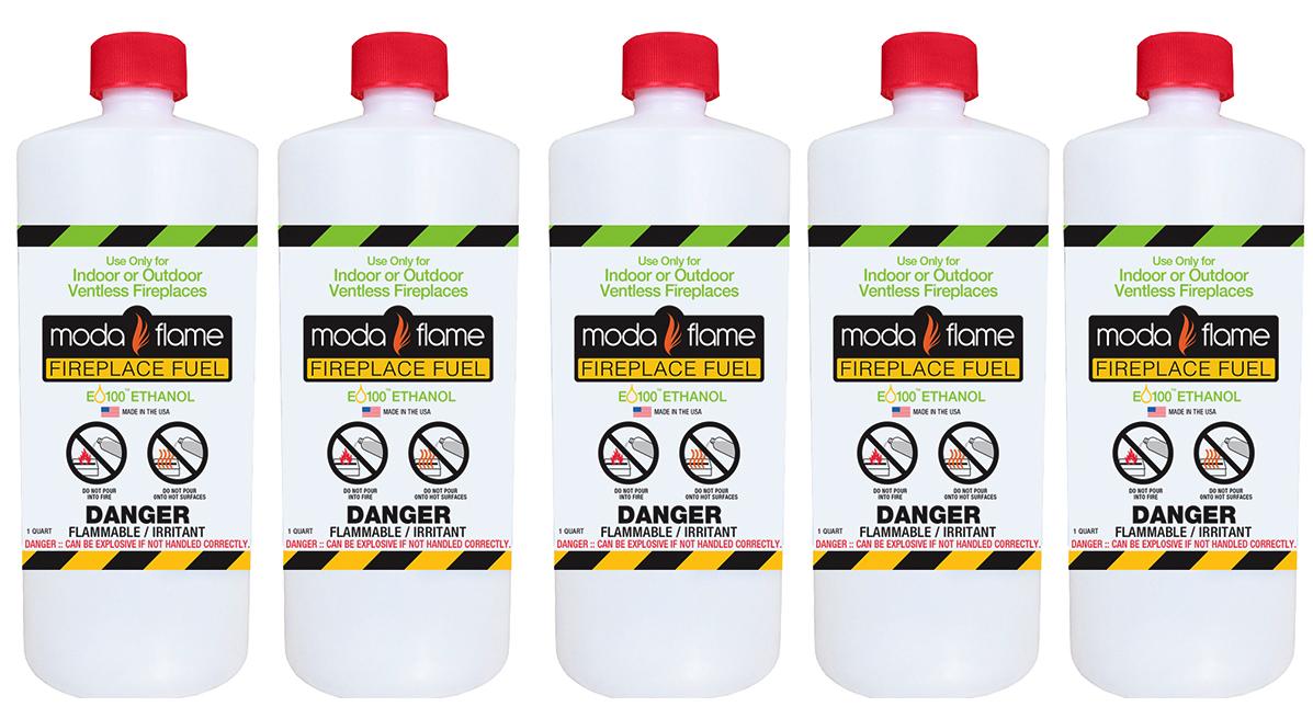 1 Quart Bio Ethanol Fireplace Fuel - 12 Bottles -  Moda Flame, MO335235