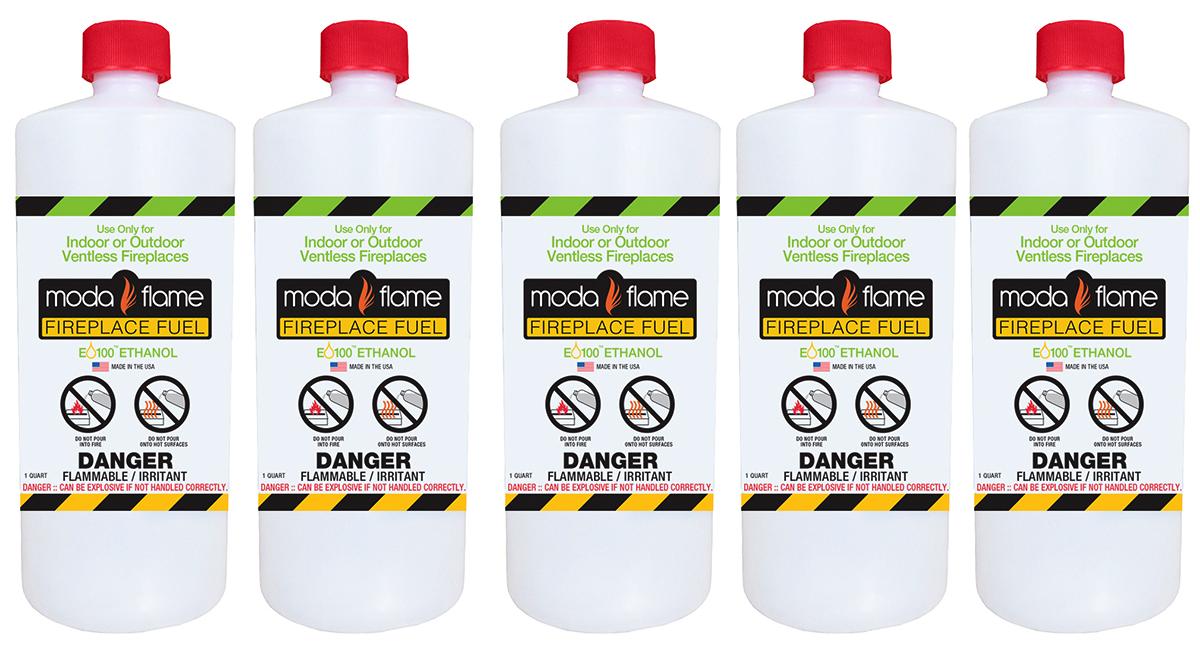1 Quart Bio Ethanol Fireplace Fuel - 24 Bottles -  Moda Flame, MO335236
