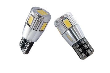 W5W T10 194-168-2825 Canbus 6-LED SMD 5630 White Light Bulbs Wedge Base -  Sirius A, SI1610087