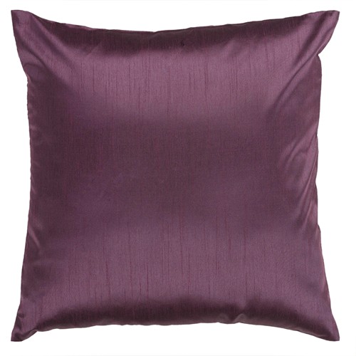1818P Square Plum Decorative Poly Fiber Plum Pillow, Plum Throw Pillow, Plum