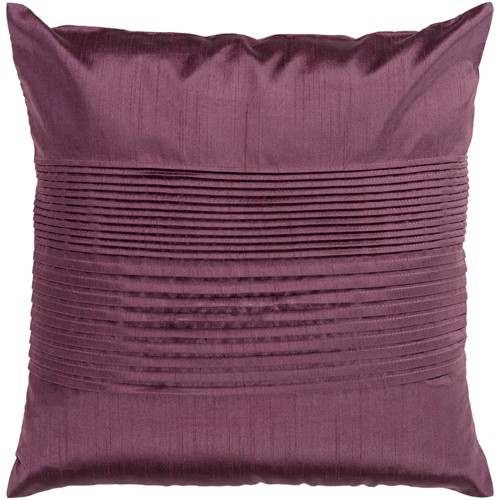 Rug  Square Plum Decorative Poly Fiber Pillow 22 x 22 in.