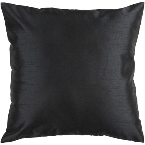 Rug  Square Ebony Decorative Poly Fiber Pillow 22 x 22 in.