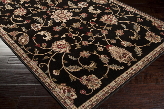 Rug RLY5025-233 Rectangle Jet Black- Caramel Accent Rug 2 ft. x 3 ft. 3 in.