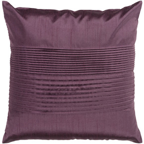 Picture of Livabliss Rug HH016-1818D Square Plum Decorative Down Feather Pillow 18 x 18 in.