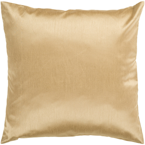 Rug HH038-1818D Square Mustard Down Feathers Pillow 18 x 18 in.