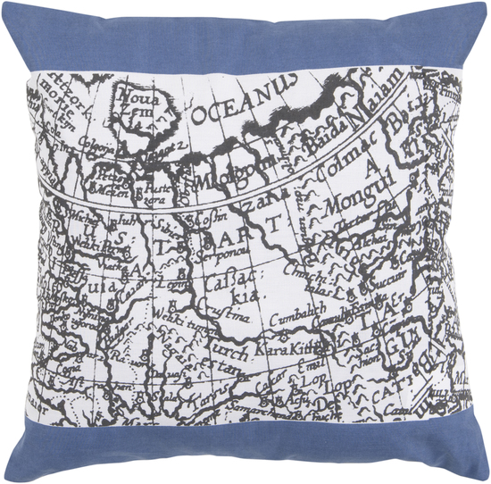 Rug ST090-2222D Square Ivory Down Feathers Pillow 22 X 22 in.