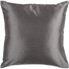 Rug HH034-2222D Square Gray Down Feather Pillow 22 x 22 in.