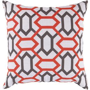 Rug FF022-2222D Square Ivory Down Feathers Pillow 22 x 22 in.