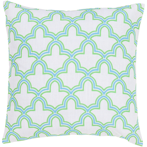 Rug FF049-2222D Square Ivory Down Feathers Pillow 22 x 22 in.