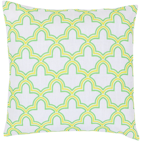 Rug FF050-2222D Square Ivory Down Feathers Pillow 22 x 22 in.