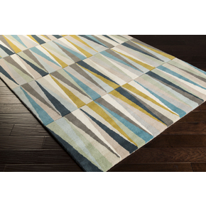 Picture of Livabliss Rug OAS1095-23 Rectangle Ash Gray Transitional Hand Tufted Accent Rug 2 x 3 ft.