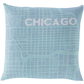 Rug SY015-2222D Square Mint Down Feathers Pillow 22 in.