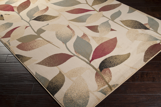 Rug RLY5010-38 Rectangle Light Pear Contemporary Area Rug 3 x 8 ft.