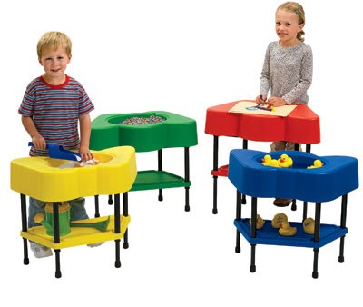 Picture of Angeles AFB5104SET Angeles Sensory-Activity Tables - 4pc set inludes one each PR- PG- PB- PY - 3yrs & up