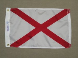 12 in. X 18 in. Nyl-Glo Alabama Flag