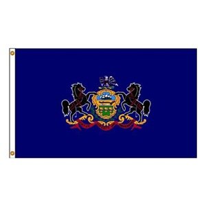 12 in. X 18 in. Nyl-Glo Pennsylvania Flag