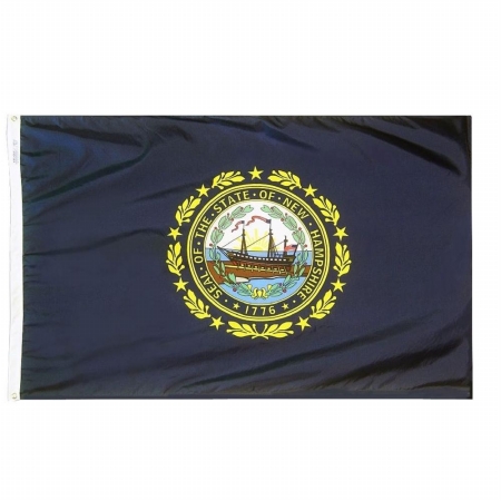 Picture of Annin Flagmakers 143460 3 ft. x 5 ft. Nyl-Glo New Hampshire Flag