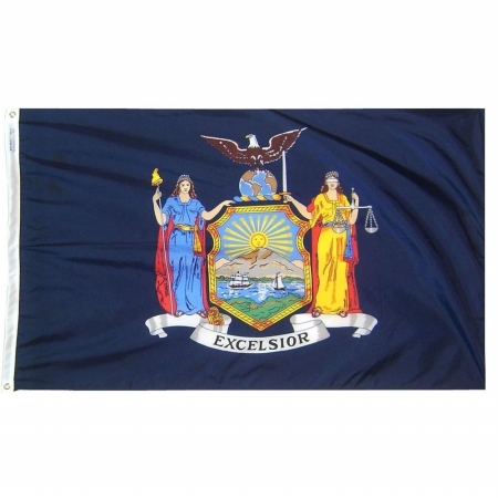 Picture of Annin Flagmakers 143860 3 ft. x 5 ft. Nyl-Glo New York Flag