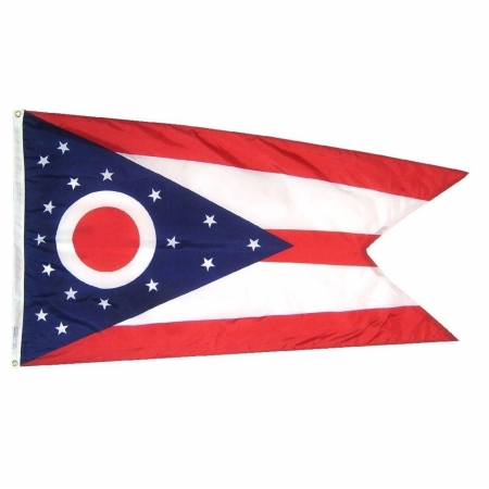 Picture of Annin Flagmakers 144260 3 ft. x 5 ft. Nyl-Glo Ohio Flag