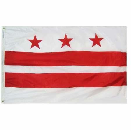 3 ft. x 5 ft. Nyl-Glo District of Columbia Flag