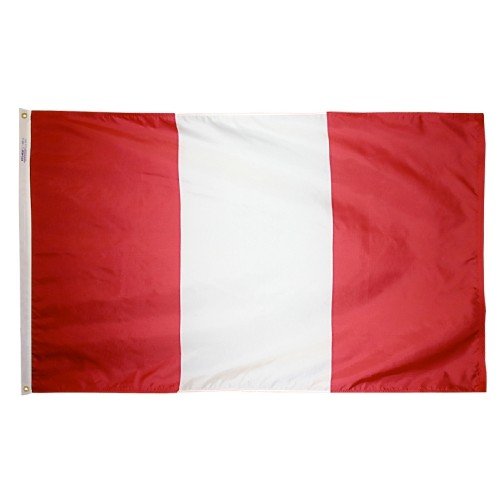 4 ft. X 6 ft. Nyl-Glo Peru Civil Flag