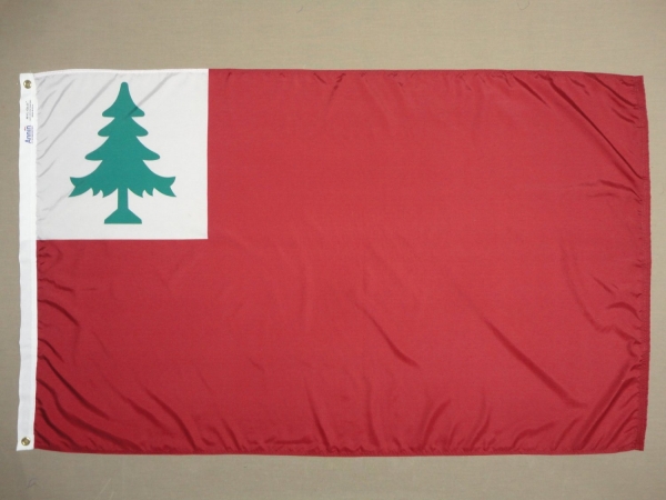 Picture of Annin Flagmakers 314895 3 ft. x 5 ft. Nyl-Glo Continental with Pine Tree Flag
