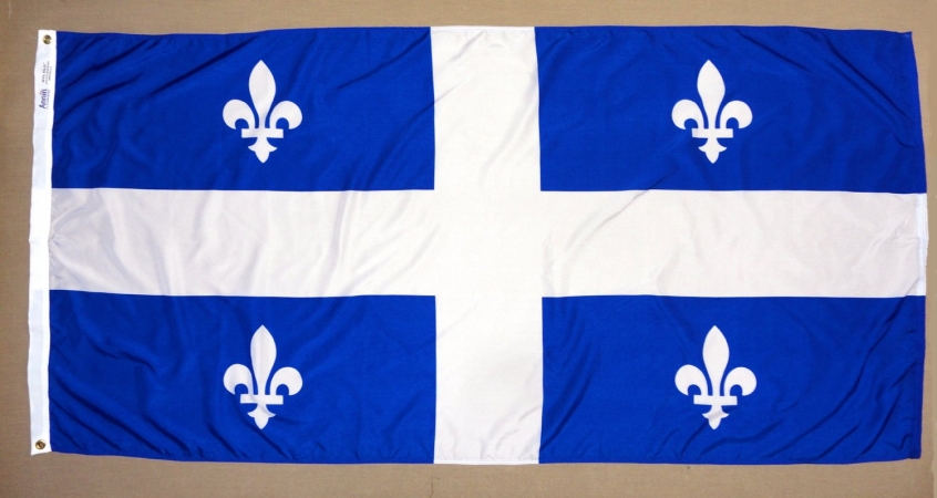 Nyl-Glo Quebec Flag-3 ft. X 6 ft.