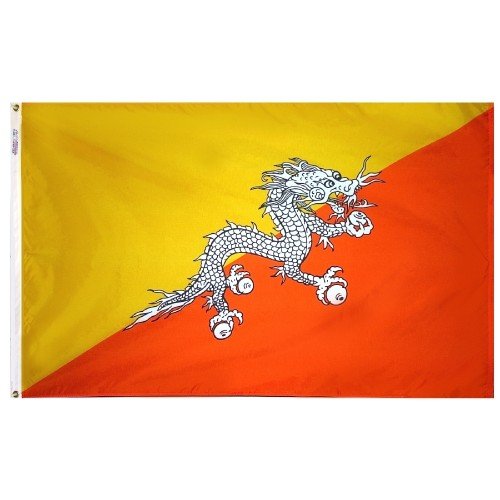 2 ft. X 3 ft. Nyl-Glo Bhutan Flag