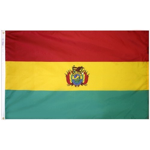 Picture of Annin Flagmakers 190677 2 ft. X 3 ft. Nyl-Glo Bolivia Government Flag