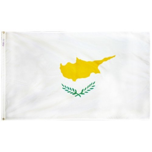 Picture of Annin Flagmakers 191972 2 ft. X 3 ft. Nyl-Glo Cyprus Flag
