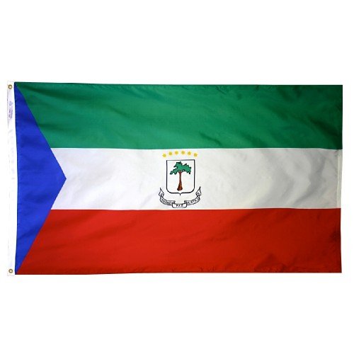 Picture of Annin Flagmakers 192469 2 ft. X 3 ft. Nyl-Glo Equatorial Guinea Government Flag