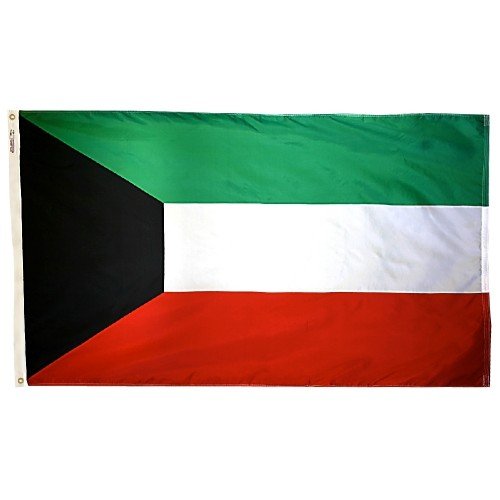 2 ft. X 3 ft. Nyl-Glo Kuwait Flag