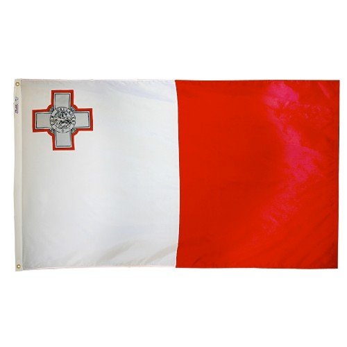 Picture of Annin Flagmakers 195490 2 ft. X 3 ft. Nyl-Glo Malta Flag