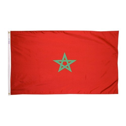2 ft. X 3 ft. Nyl-Glo Morocco Flag