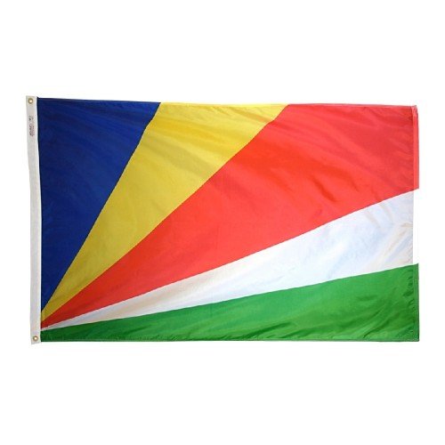 Picture of Annin Flagmakers 197278 2 ft. X 3 ft. Nyl-Glo Seychelles Flag