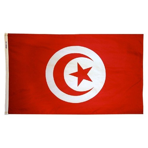 Picture of Annin Flagmakers 198582 2 ft. X 3 ft. Nyl-Glo Tunisia Flag