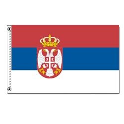 2 ft. X 3 ft. Nyl-Glo Serbia Flag