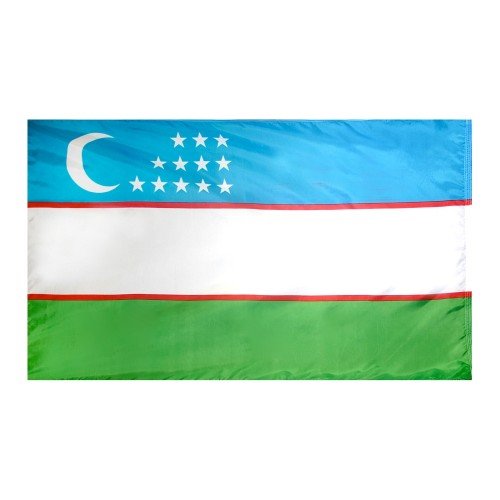 2 ft. X 3 ft. Nyl-Glo Uzbekistan Flag